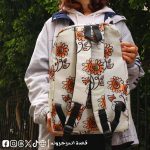 Orange sunflower -Backpack - الصورة 2