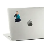 ⁦Gavin meme drinking coffee- sticker⁩ - الصورة ⁦2⁩