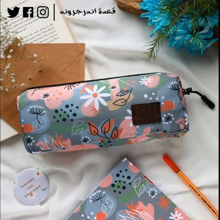 Orange Flowers -Pencil Case