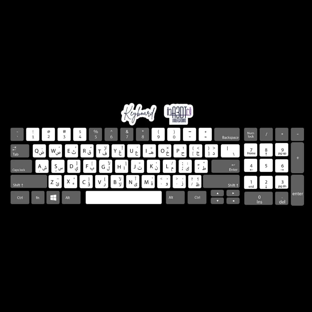 P7wmeosqE9dpuR0tpsHjSLxJRmtZnPaauk1Tpgnw.jpg Black & white -keyboard sticker - الصورة 1