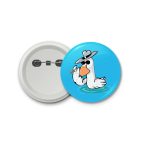 Funny Duck Boss Cartoon- blastic badge