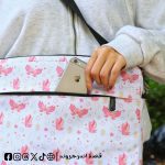 ⁦Pink Butterfly Laptop Sleeve -15.6 inch bag⁩ - الصورة ⁦2⁩