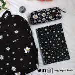 Black Daisy Backpack -Set - الصورة 3