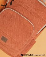 ⁦Rust orange Corduroy -Backpack⁩ - الصورة ⁦5⁩