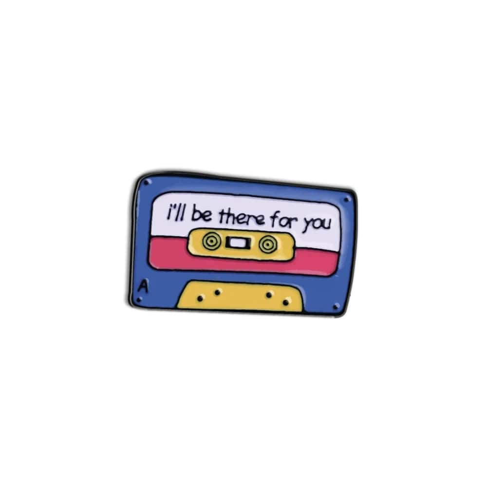 V09nxEIamOBTAuOQmFm9YjN0YaztvVRPUspbFD0p.jpg FriendsTape I'll be there for you -lapel pin - الصورة 1