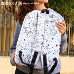 White stars -backpack - الصورة 2