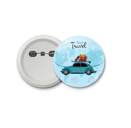 Time to TravelPositive Quotes- blastic badge