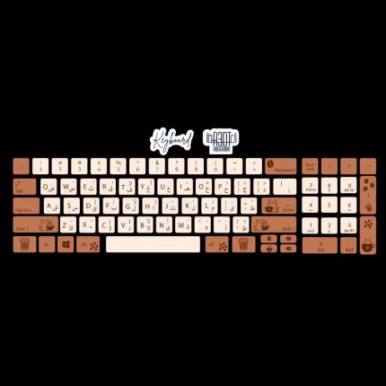 Cats 2 -keyboard sticker