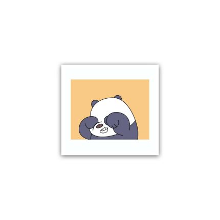 We Bare Bear3 Bears Three Bears Panda- Sticker