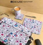 white flowers set - 15.6 inch bag - الصورة 2