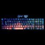 Red Clouds -keyboard sticker