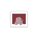 Ice Bear we bare bear 3 Bears the three Bears- Sticker