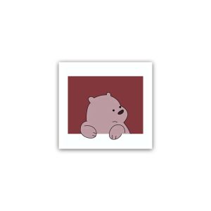 Ice Bear we bare bear 3 Bears the three Bears- Sticker