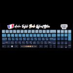 Moon (Arabic - English- French)- keyboard sticker