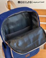 Navy blue Corduroy -Backpack - الصورة 4