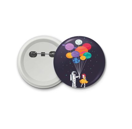 Space Galaxy  Astronaut- blastic badge