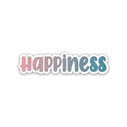 Happiness Positive Quotes- Sticker