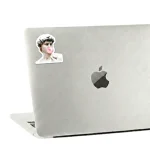 ⁦David statue with bubble gum- Sticker⁩ - الصورة ⁦2⁩
