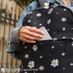 ⁦Black Daisy -Backpack⁩ - الصورة ⁦2⁩