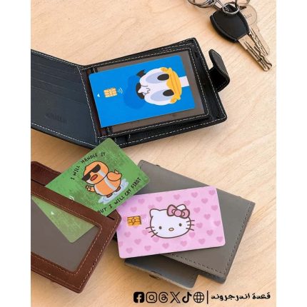 Kitty and Donald Duck- couple Visa Sticker