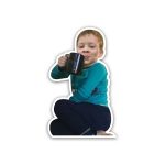 Gavin meme drinking coffee- sticker