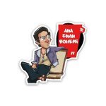 Ana Fanan Bohemi Ahmed Rateb- Sticker