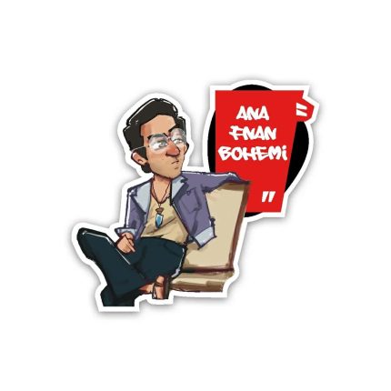 Ana Fanan Bohemi Ahmed Rateb- Sticker