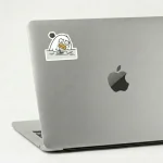 Duck studying and crying- Sticker - الصورة 2