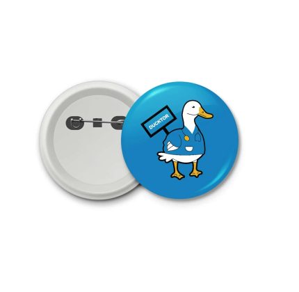Ducktor- blastic badge