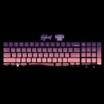Galaxy -keyboard sticker