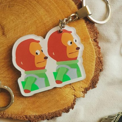 Monkey meme  -key chain