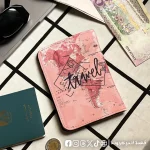 travel pink - Passport Cover - الصورة 5
