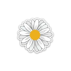 Chamomile White Flower Daisy- Sticker