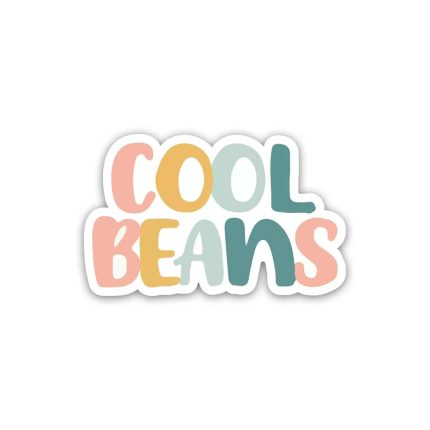 Cool Beans Positive Quotes- Sticker