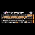 Cats (Arabic - English- French)- keyboard sticker