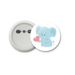 We Love Elephants- blastic badge