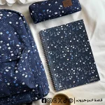 ⁦Navy flowers Backpack -set⁩ - الصورة ⁦6⁩