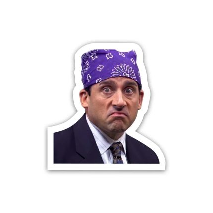 The Office Series wearing scarf- Sticker