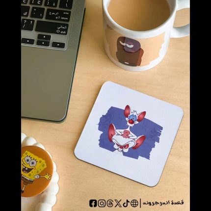 Pinky & Brain -coaster