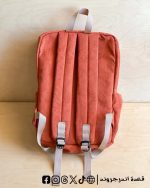 ⁦Rust orange Corduroy -Backpack⁩ - الصورة ⁦6⁩