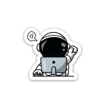 Astronaut sticker