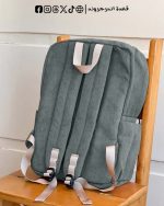 Mint green Corduroy -Backpack - الصورة 5