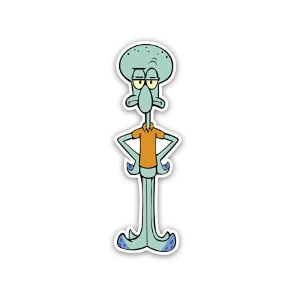 Squidward meme SpongeBob Cartoon 2- sticker