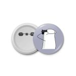 Funny Emoji 6- blastic badge