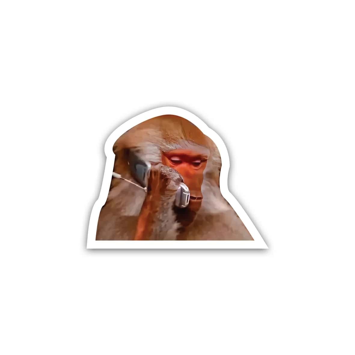 rsgpq0M4fm6c2iei1ixj0pTIc7Cl1DpvxOetjq7O.jpg Funny Monkey Phone Call- Sticker - الصورة 1
