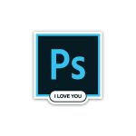 Photoshop app  I Love You- Sticker