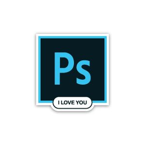 Photoshop app  I Love You- Sticker