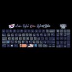 Astronaut (Arabic - English- Korean)- keyboard sticker