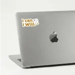 ⁦I Can I Will Positive Quotes- Sticker⁩ - الصورة ⁦2⁩