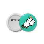 Duck  sleeping- blastic badge
